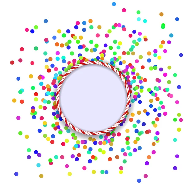 Confetti colorati — Vettoriale Stock