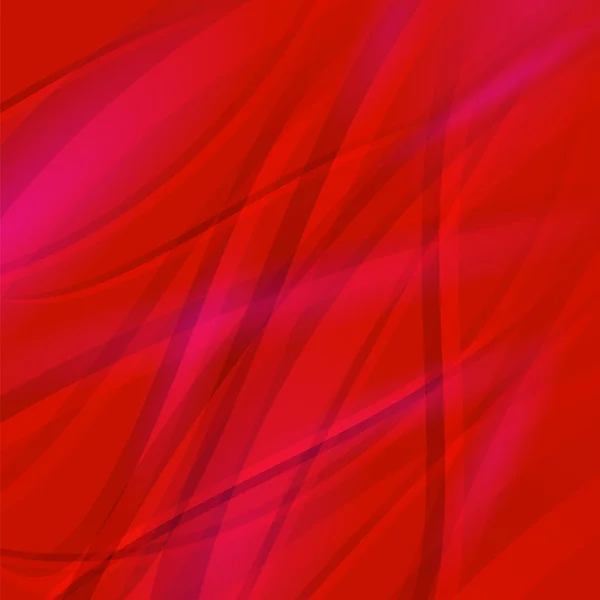 Fondo abstracto onda roja — Vector de stock