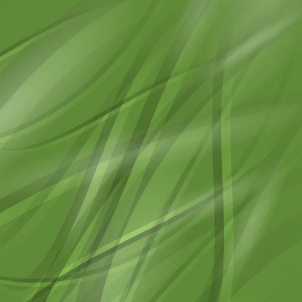 Línea verde patrón de onda . — Vector de stock