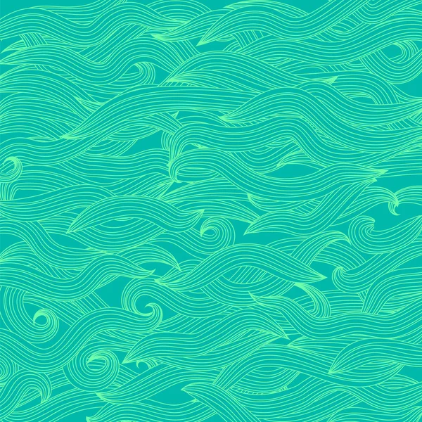 Fondo de onda verde abstracto — Archivo Imágenes Vectoriales