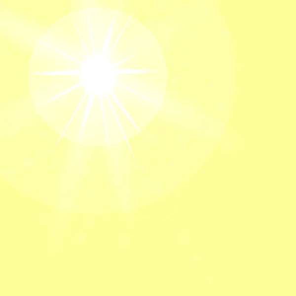 Soleil d'été — Image vectorielle