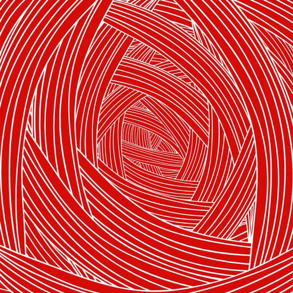 Fondo abstracto onda roja — Vector de stock