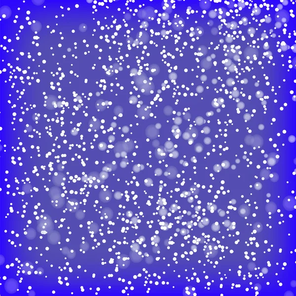 Χιόνι που υπάγονται σε μπλε φόντο — Διανυσματικό Αρχείο
