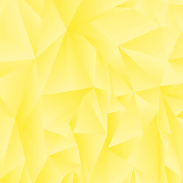 Fondo poligonal amarillo abstracto — Vector de stock