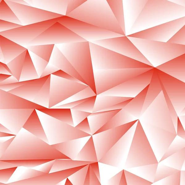 Fondo poligonal rojo abstracto — Archivo Imágenes Vectoriales