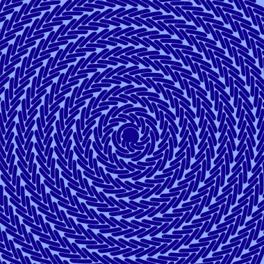 soyut mavi spiral desen