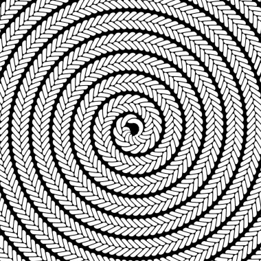 Soyut beyaz Spiral desen