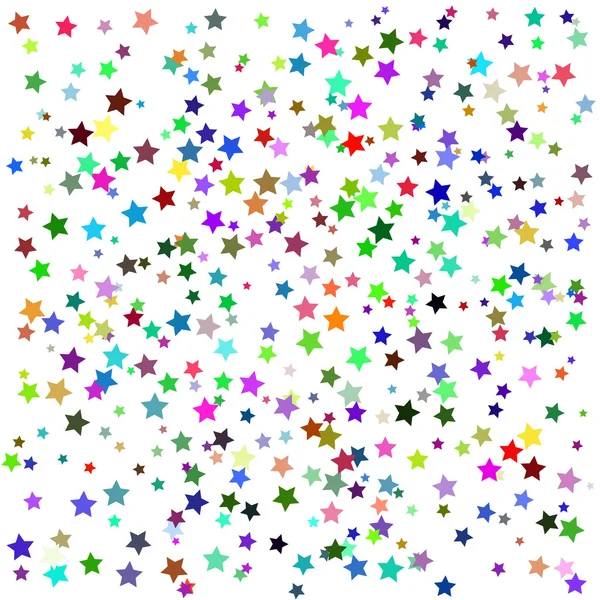 Conjunto de estrelas coloridas — Vetor de Stock