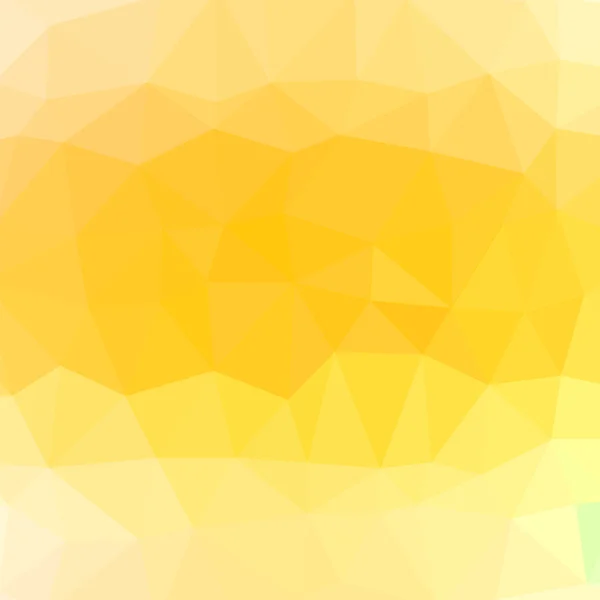 Mosaic Yellow Background — Stock Vector