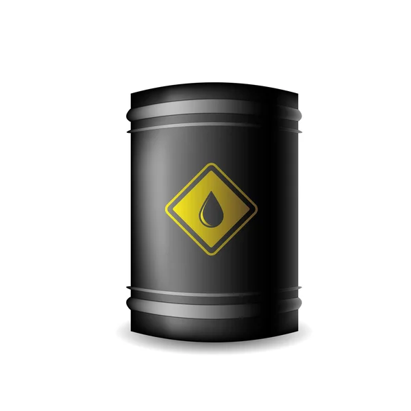Barel ropy kovové — Stockový vektor