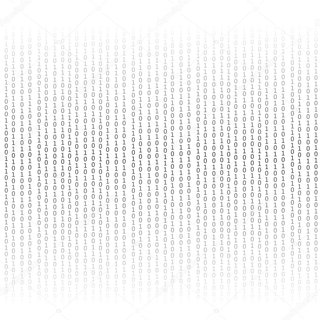 Binary Code Background.