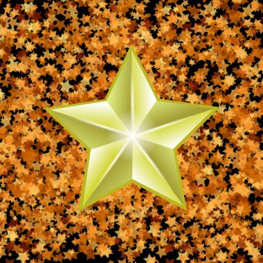 Altın Metal yıldız
