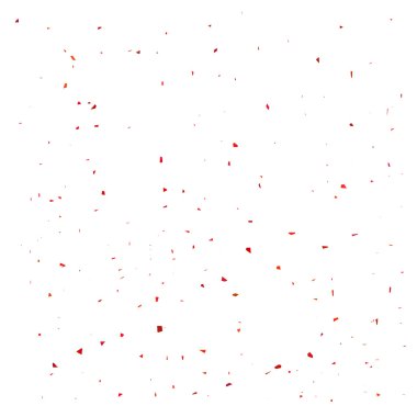 Kırmızı kağıt konfeti