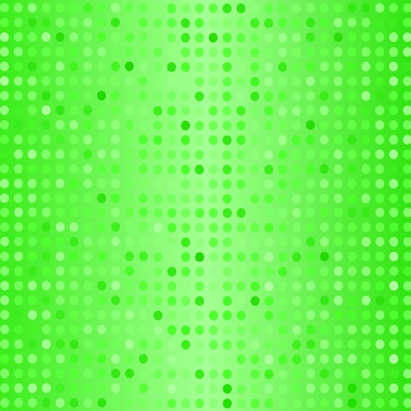 Pontok zöld háttér. Félárnyék textúra. — Stock Vector
