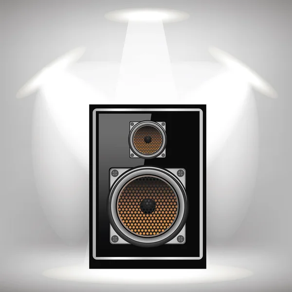 Icono del altavoz musical — Vector de stock