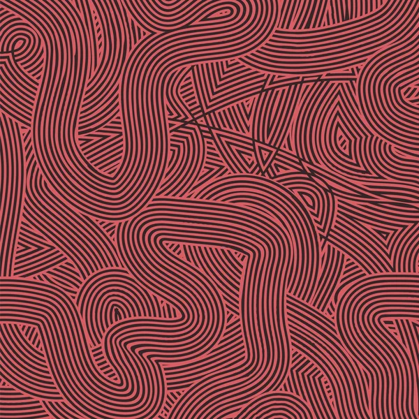 Patrón de línea de onda roja — Archivo Imágenes Vectoriales