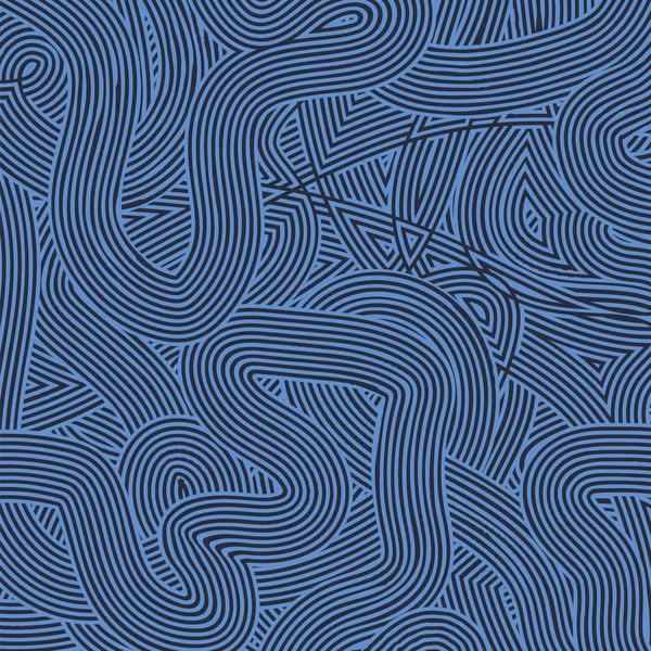 Sinisen aallon viivakuvio — vektorikuva