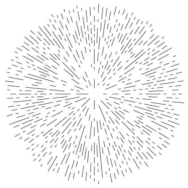 Explotar Flash, Efecto de explosión de dibujos animados . — Vector de stock