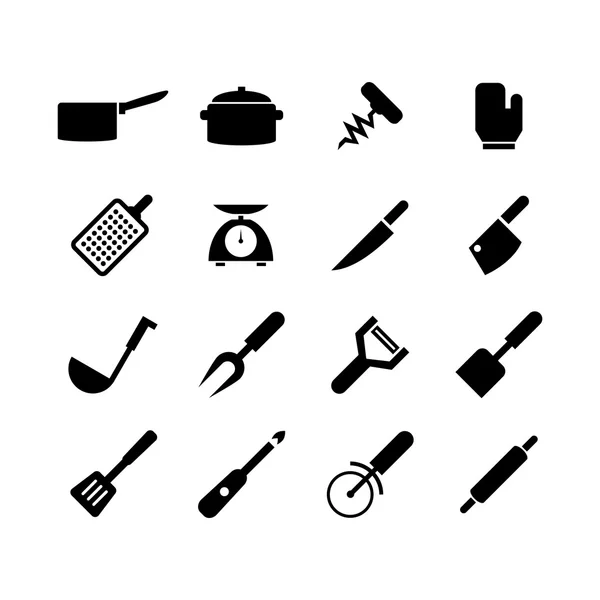 Keuken gereedschappictogram — Stockvector