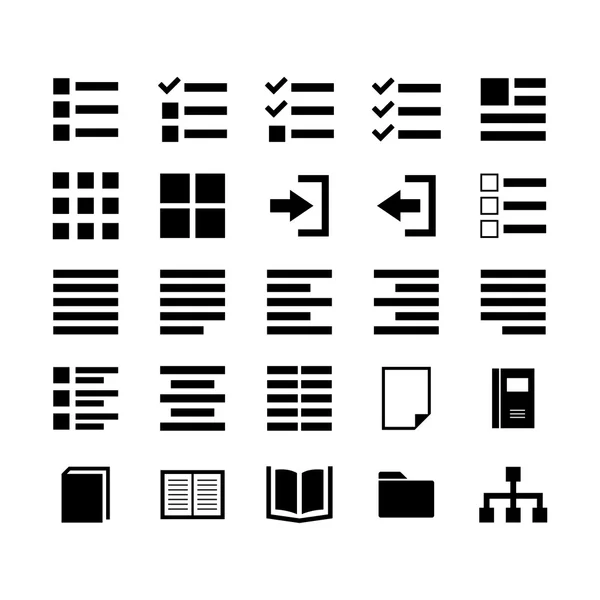 Pictogram voor inhoud — Stockvector