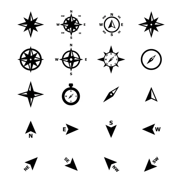 Navigation Compass Icon — Stock Vector