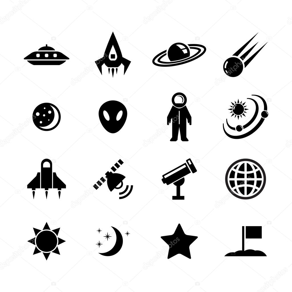 Space Icon set