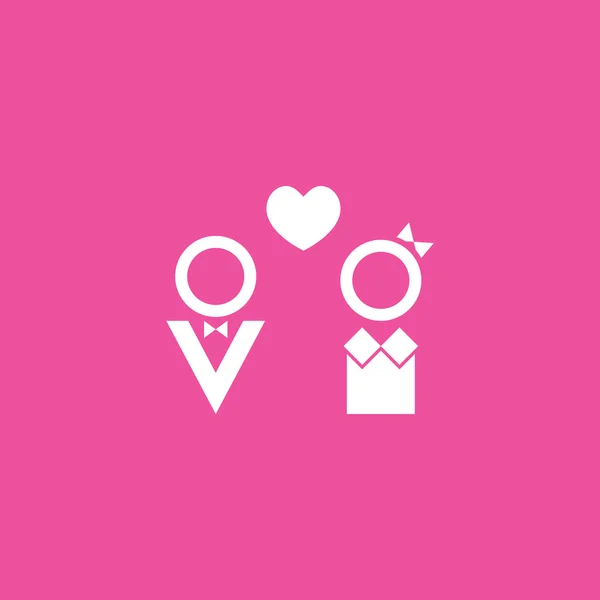 Couple Icon — Stock Vector