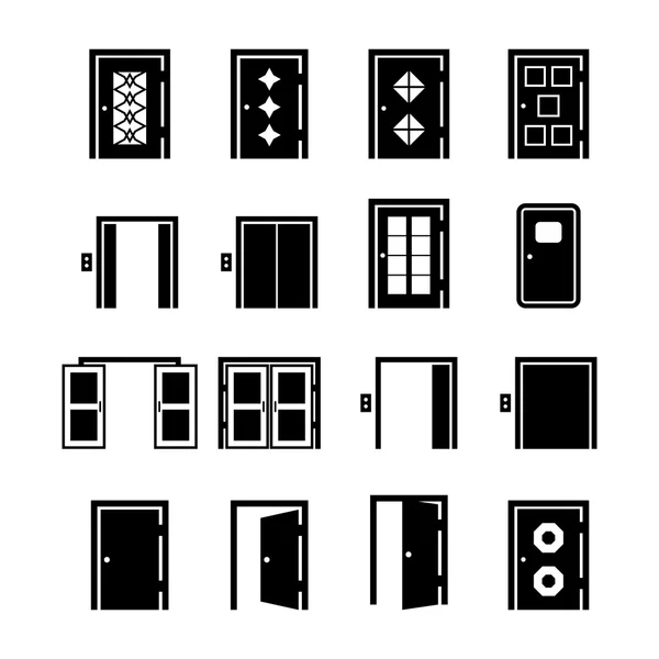 Puerta vector — Vector de stock