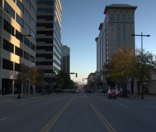 Downtown Salt Lake City — Stok video