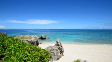 Okinawa güzel bir plaj