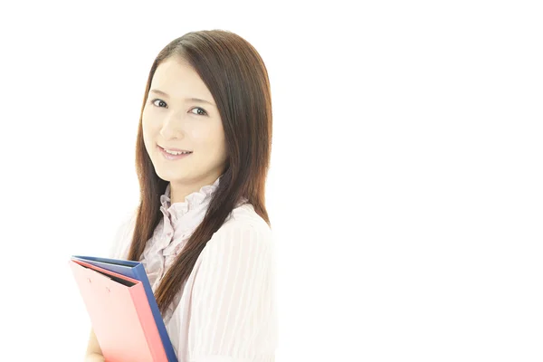 Mujer de negocios sonriente — Foto de Stock