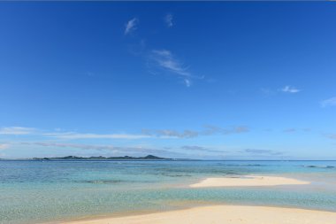 Okinawa güzel bir plaj