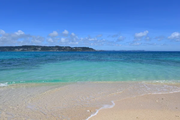 Nádherná pláž v okinawa — Stock fotografie