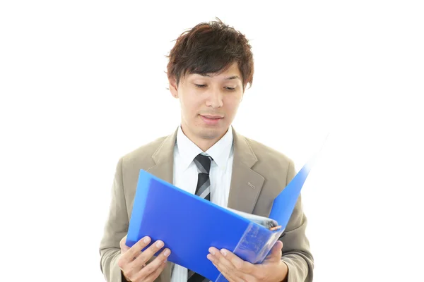 Retrato de um empresário asiático — Fotografia de Stock