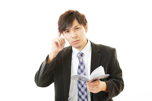 Businessman having a headache — Stock Photo, Image