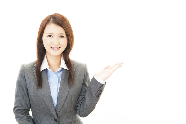 Smiling business woman — Stock Photo, Image