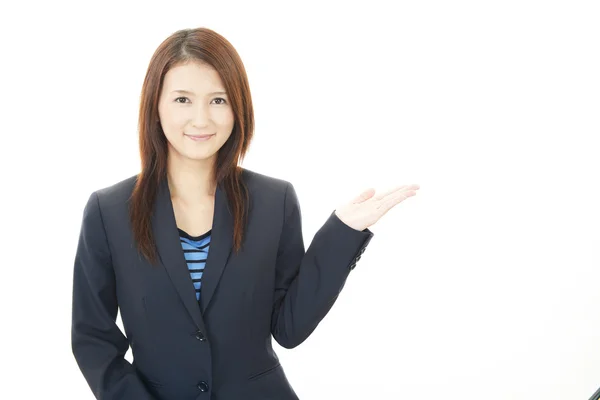 Smiling business woman — Stock Photo, Image