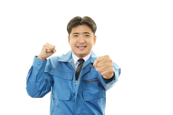 Sonriente asiático trabajador —  Fotos de Stock