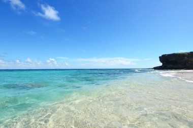 Okinawa güzel bir plaj