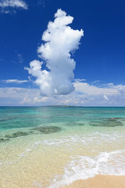 Piękna plaża w okinawa — Zdjęcie stockowe