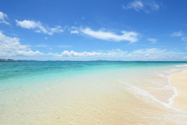 Okinawa güzel bir plaj