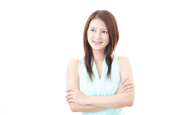 Smiling Asian woman — Stock Photo, Image