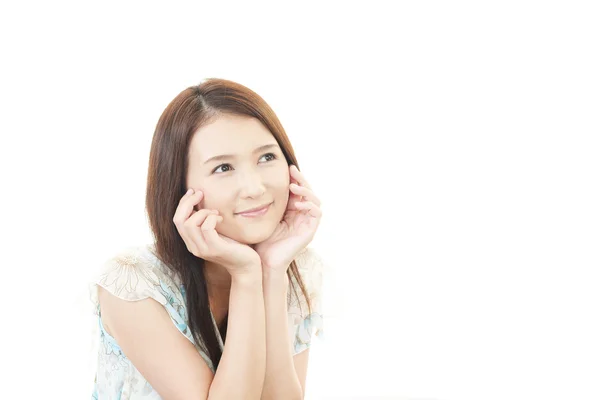 Sonriente mujer asiática — Foto de Stock