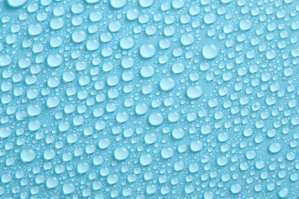 Gotas de agua azul fondo abstracto o textura. — Foto de Stock