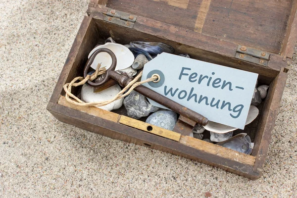 Deutscher Text "Ferienwohnung" — Stockfoto