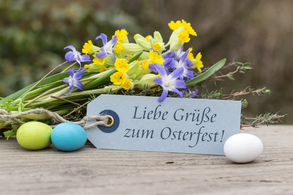 Cordiali saluti per Pasqua — Foto Stock