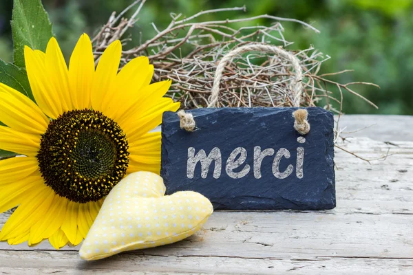 Merci. — Photo