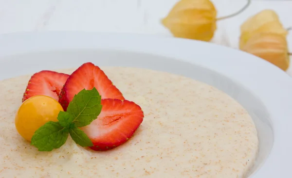 Porridge di semolino — Foto Stock