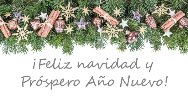 Spanische Weihnachtskarte — Stockfoto