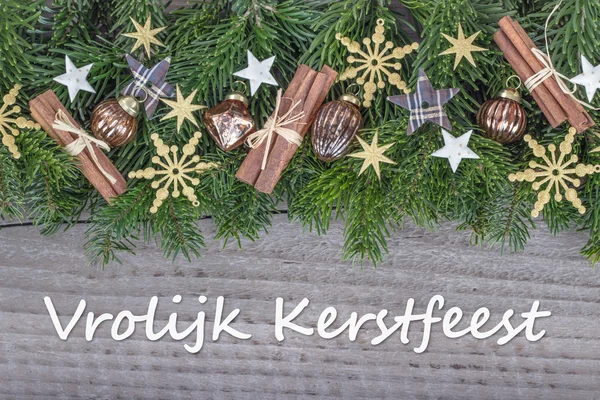 Kartka świąteczna holenderski — Zdjęcie stockowe